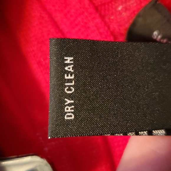 INC red drape cardigan.  Size M - Picture 4 of 4